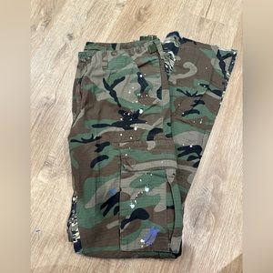 BOOTCUT CARGO PANTS-MNML